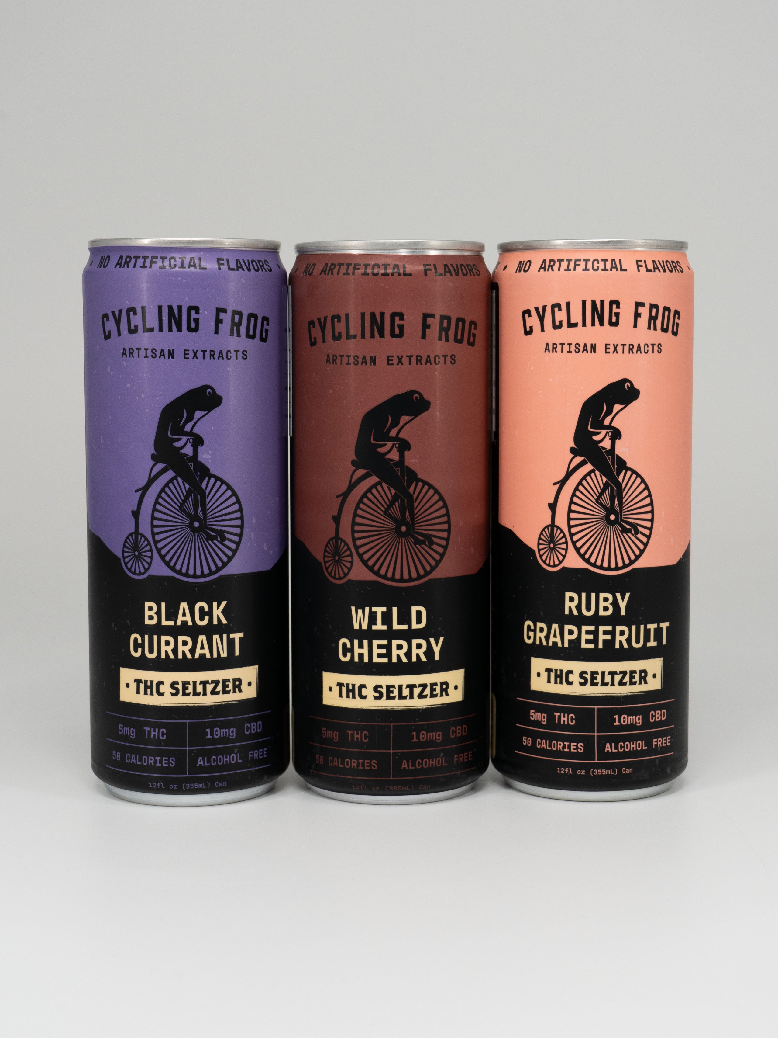 Cycling Frog | 5mg D9 THC 10mg CBD Seltzer | Strains of the Earth