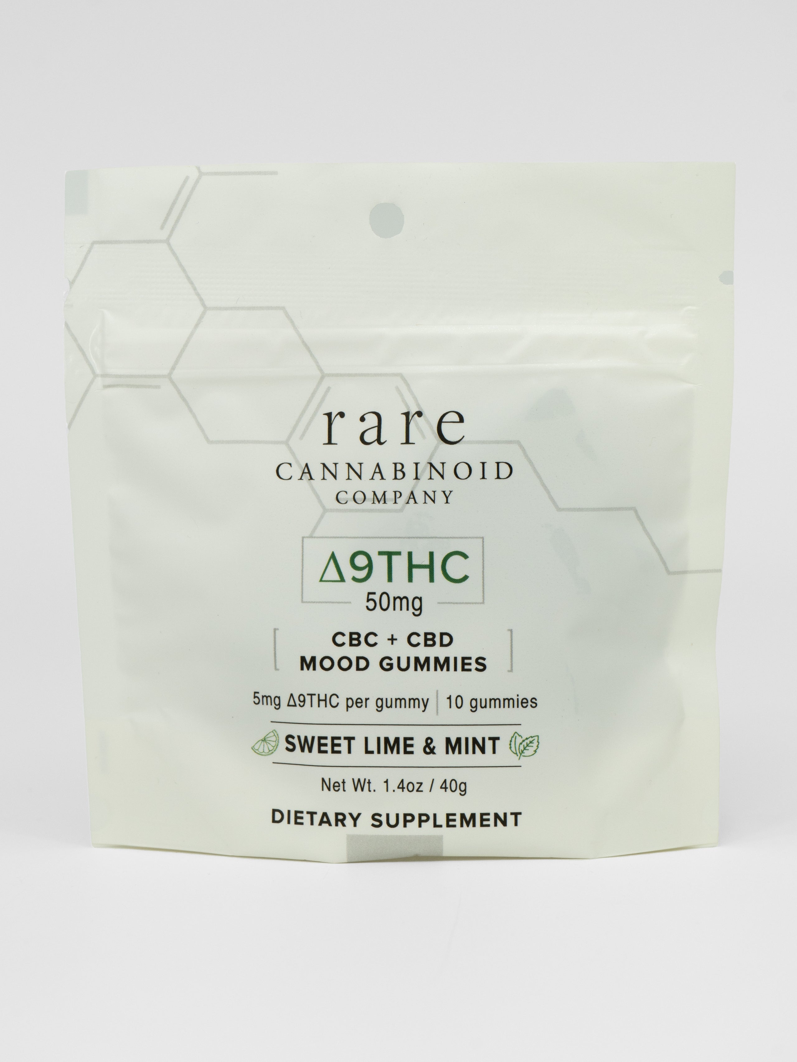 Rare Cannabinoid Co | 5mg D9 THC Mood Gummies | 10 pcs | Strains of the