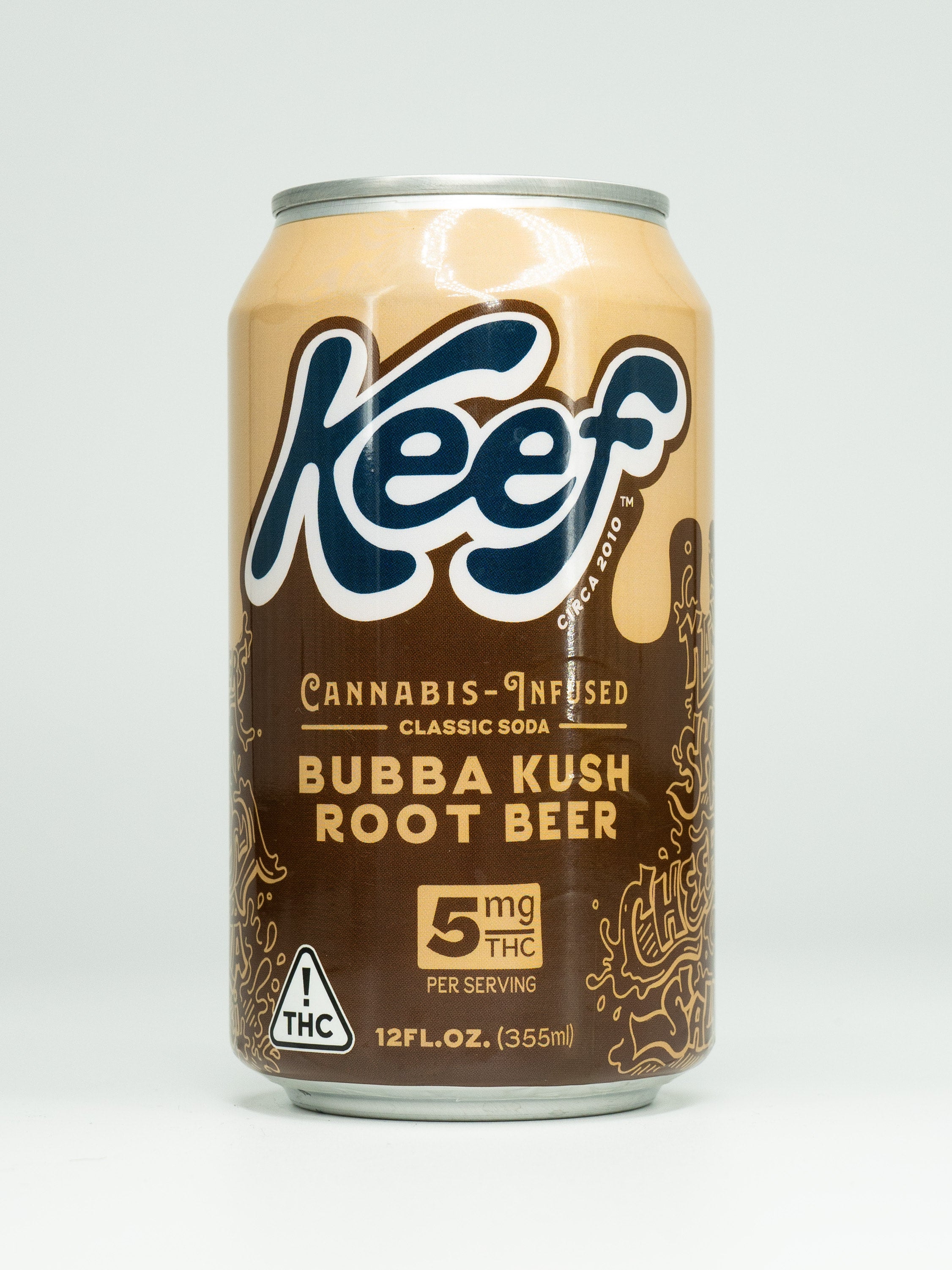 Keef 5mg D9 THC Classic Soda 12oz Strains of the Earth