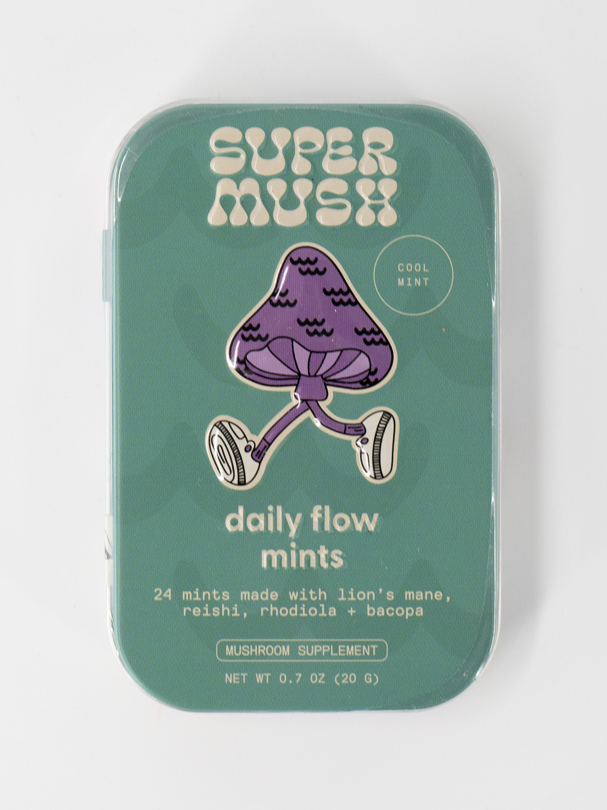 Super Mush | Daily Mushroom Mints | 24 pcs | Strains of the Earth